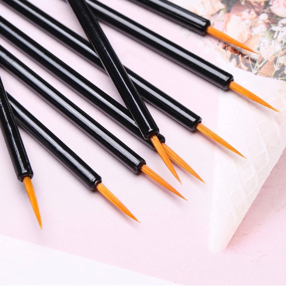 12 Eyelash Liner Application Brushes